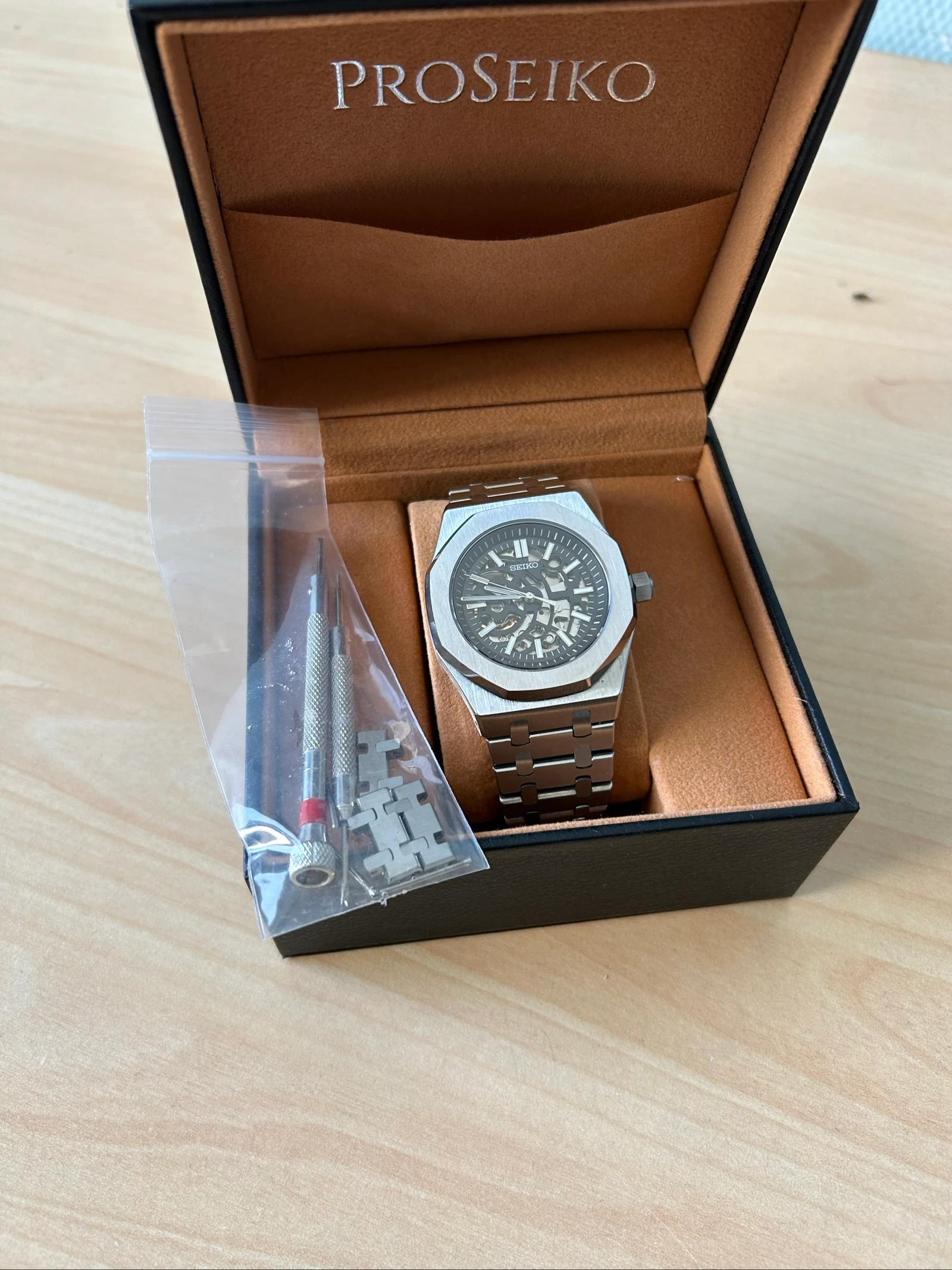 Reloj Seiko modelo esqueleto – photo 3